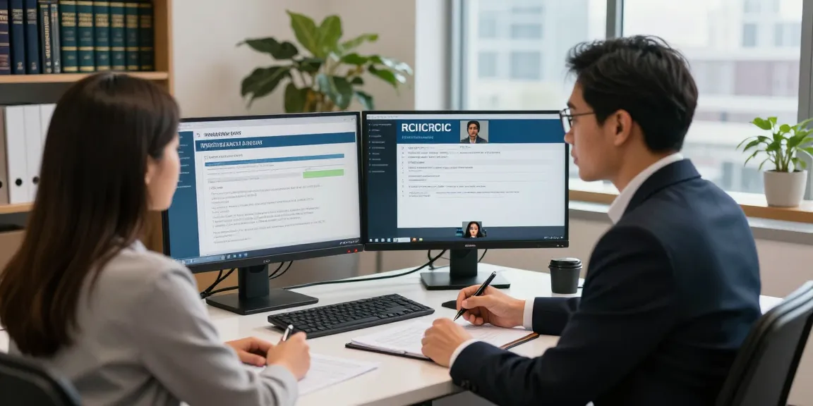 RCIC immigration consultant directory consultation scene with professional engagement.